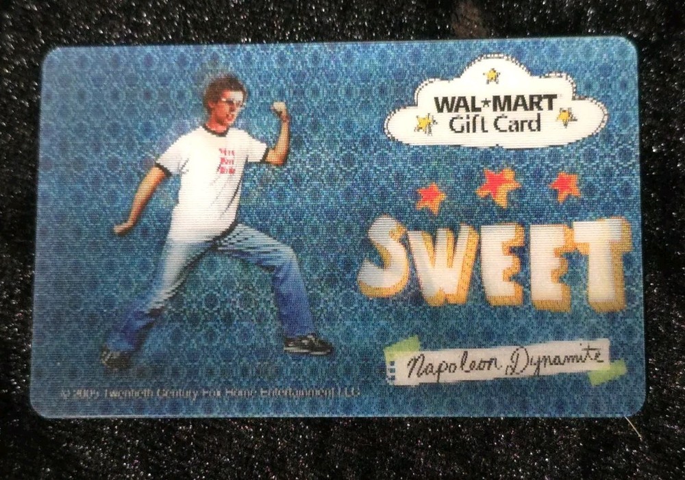 Walmart Gift Card - Napoleon Dynamite - Lenticular - No Value