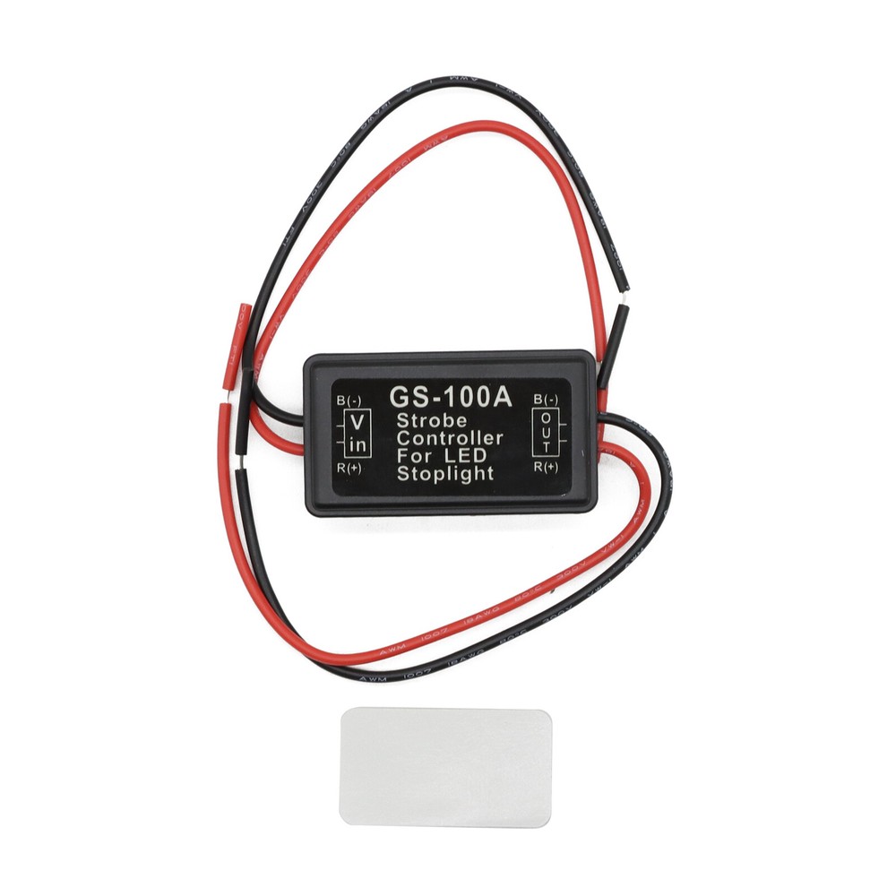 GS-100A Flash Strobe Controller Flasher Module Box For LED Brake Stop Light Lamp