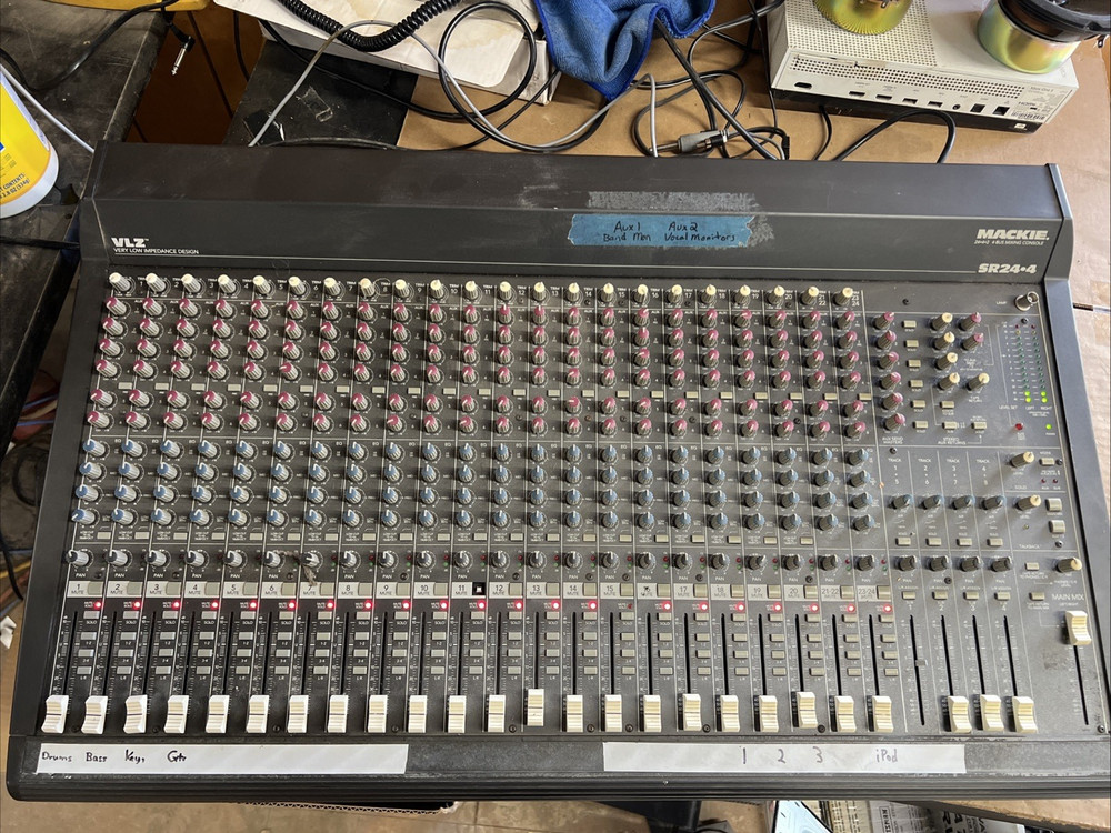 Mackie SR24.4  Mixing Console TESTED WORKING