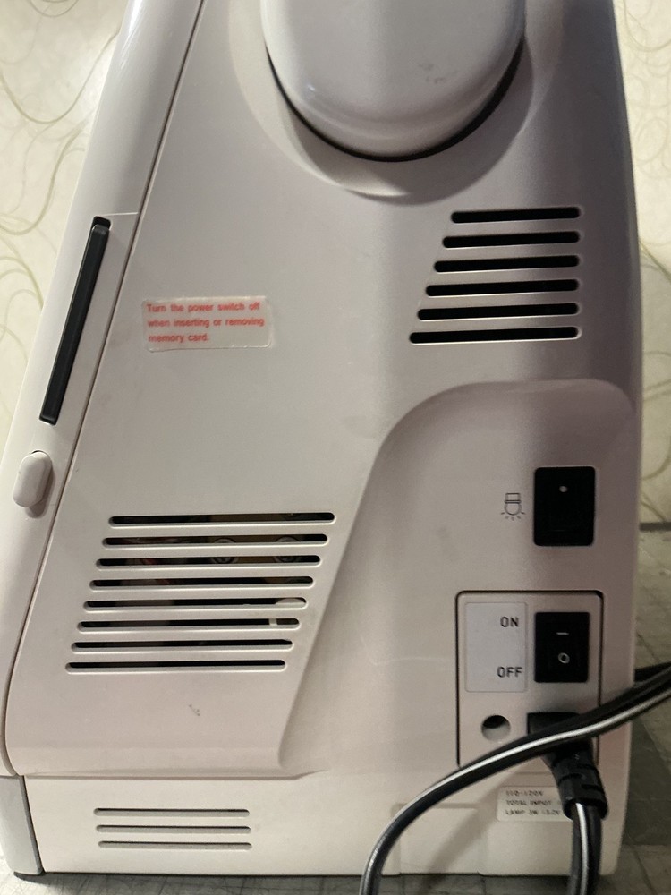 Janome Memory Craft 9000 Computerized Sewing and embroidery machine.