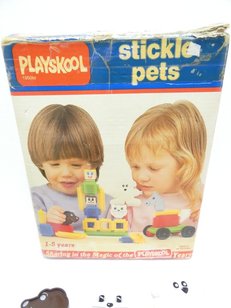 Stickle pets, playschool vintage