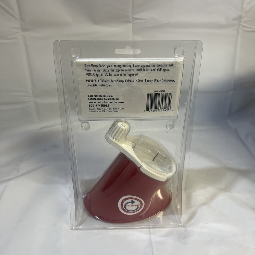 Colonial Needle Turn-Sharp Rotary Blade Sharpener-, 5793