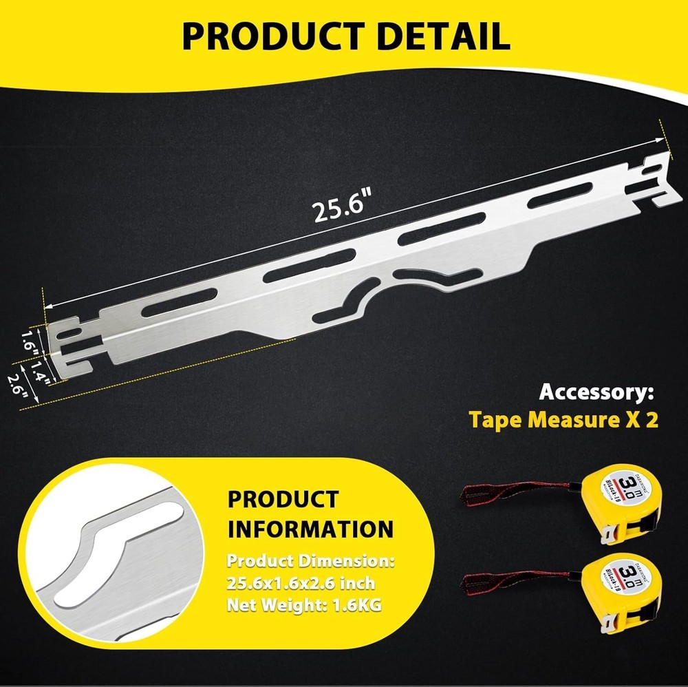 Accurate Wheel Alignment Measurements Tool Heavy Duty Toe Alignment Tool Plates