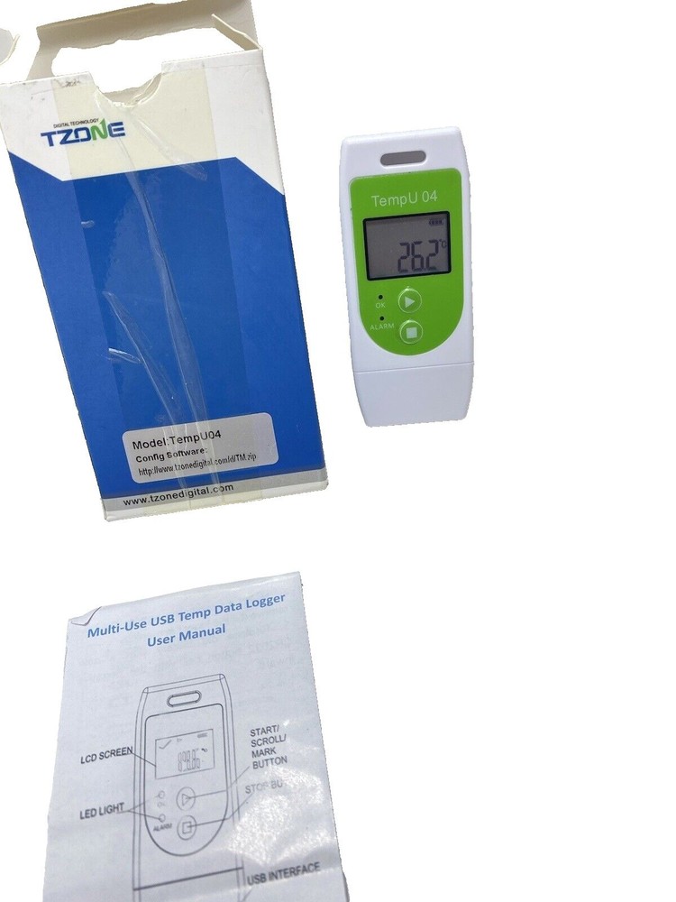 TempU Multi-Use USB Temp Data Logger Thermometric Digital Temperature Recorder