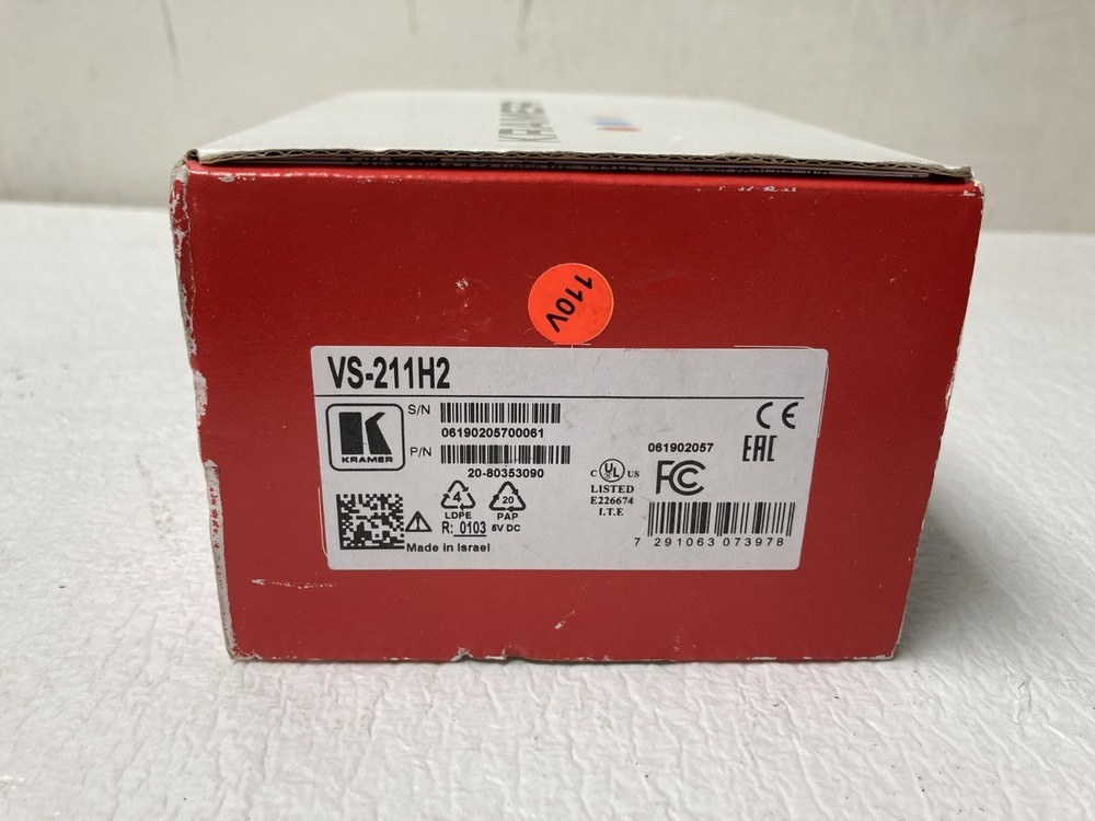 Kramer DigiTOOLS VS-211H2 Automatic HDMI Standby Switcher Open Box