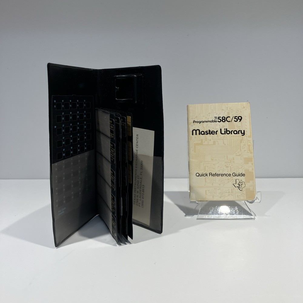 Texas Instruments TI-58C/59 Programmable Calculator Master Library Module ONLY