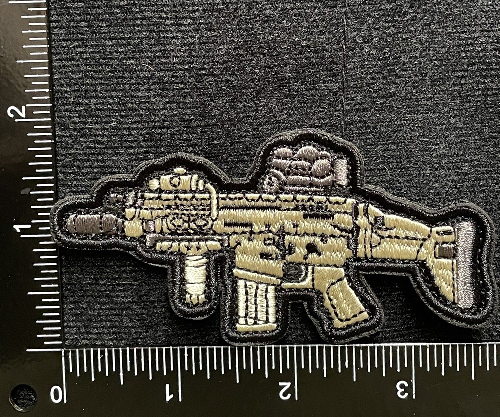 Operator Rifle Patch Gun Carbine AR Army Weapon COD Tactical Morale Patch Hook