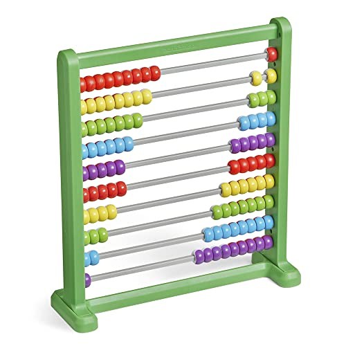 Double Sided Plastic 100 Bead Abacus, Abacus for Kids Double-Sided Abacus