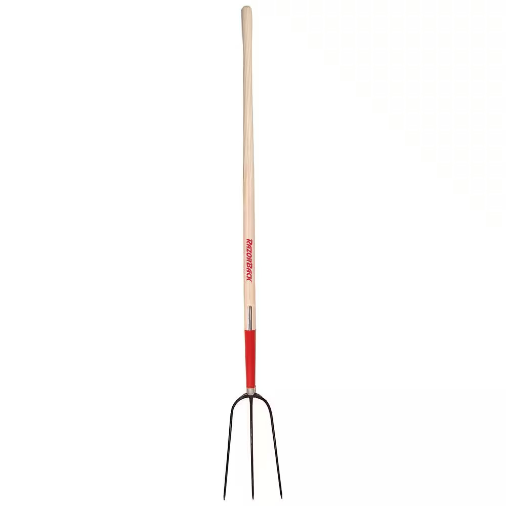 3-Oval Tine Hay Fork