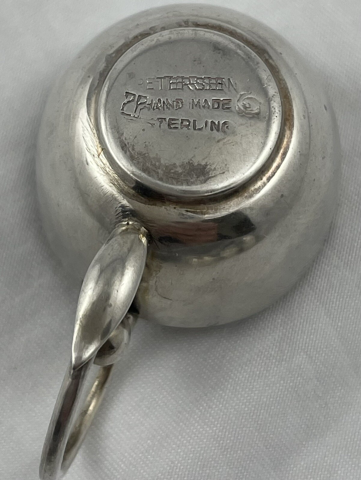 Carl Poul Petersen Canada Sterling Unusual Individual Salt Cellar Shaker(s)