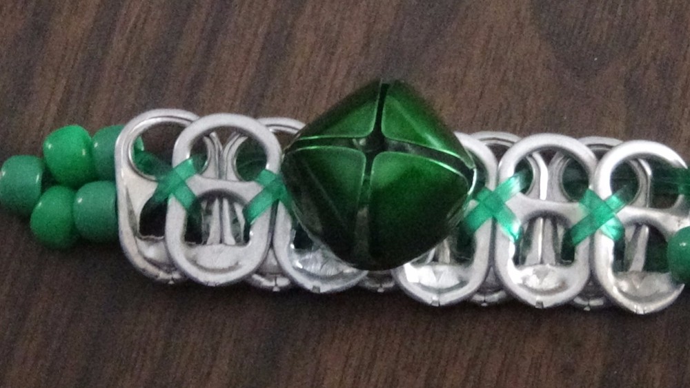 Green Horse Saddle Dangle