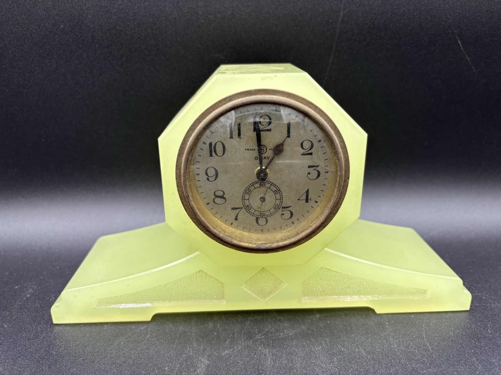 Uranium Glass Clock