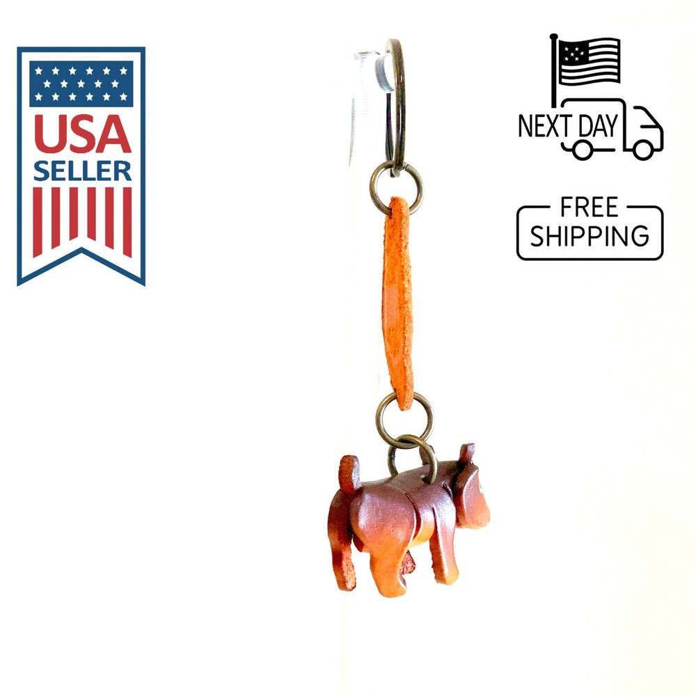 Bull Terrier Handmade Leather Keyring