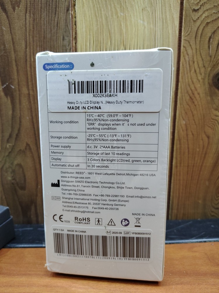 NEW Non Contact Forehead Thermometer eZthings