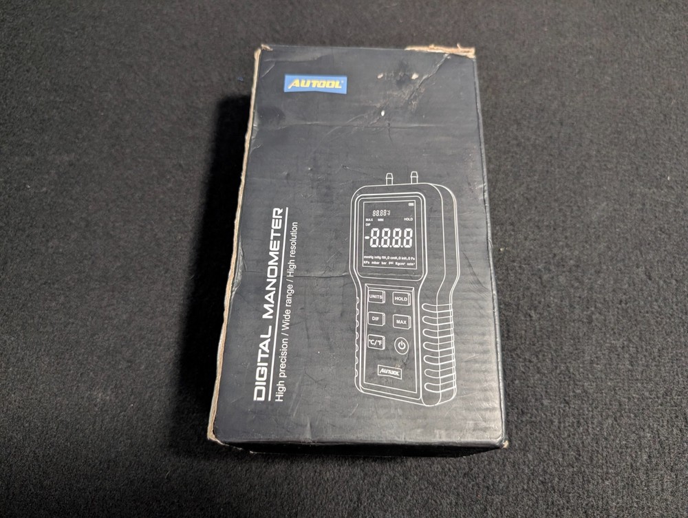 AUTOOL Manometer Gas Pressure Tester. *DEVICE ONLY* - Lightly Used