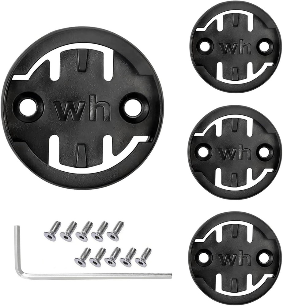 Bike Computer Mount for Wahoo, 4 Pack Replacement Insert Adapter Compatible with