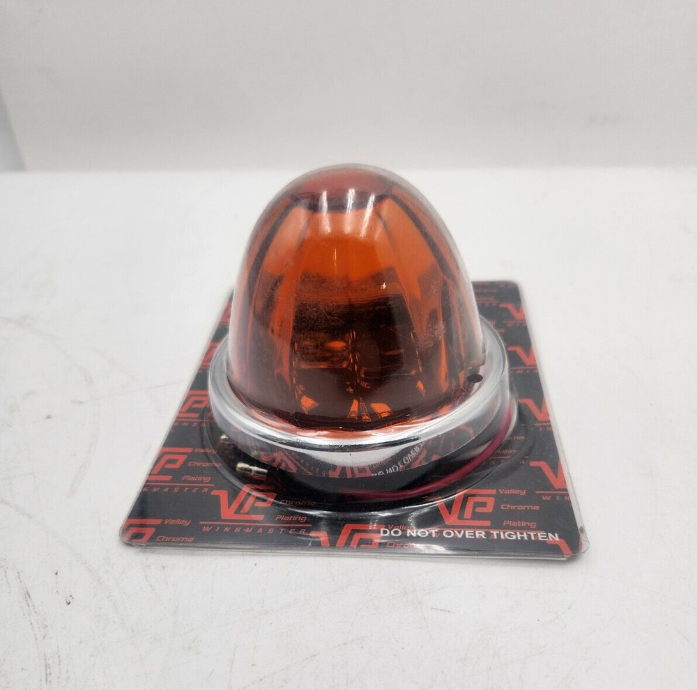 WATERMELON Amber Glass Surface mount LED 3 wire