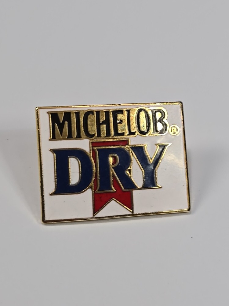 Michelob Dry Beer Lapel Pin Nice Enamel