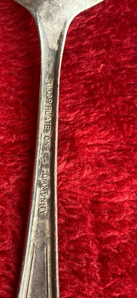 3 Vtg Silver Plate Teaspoons by Different Makers