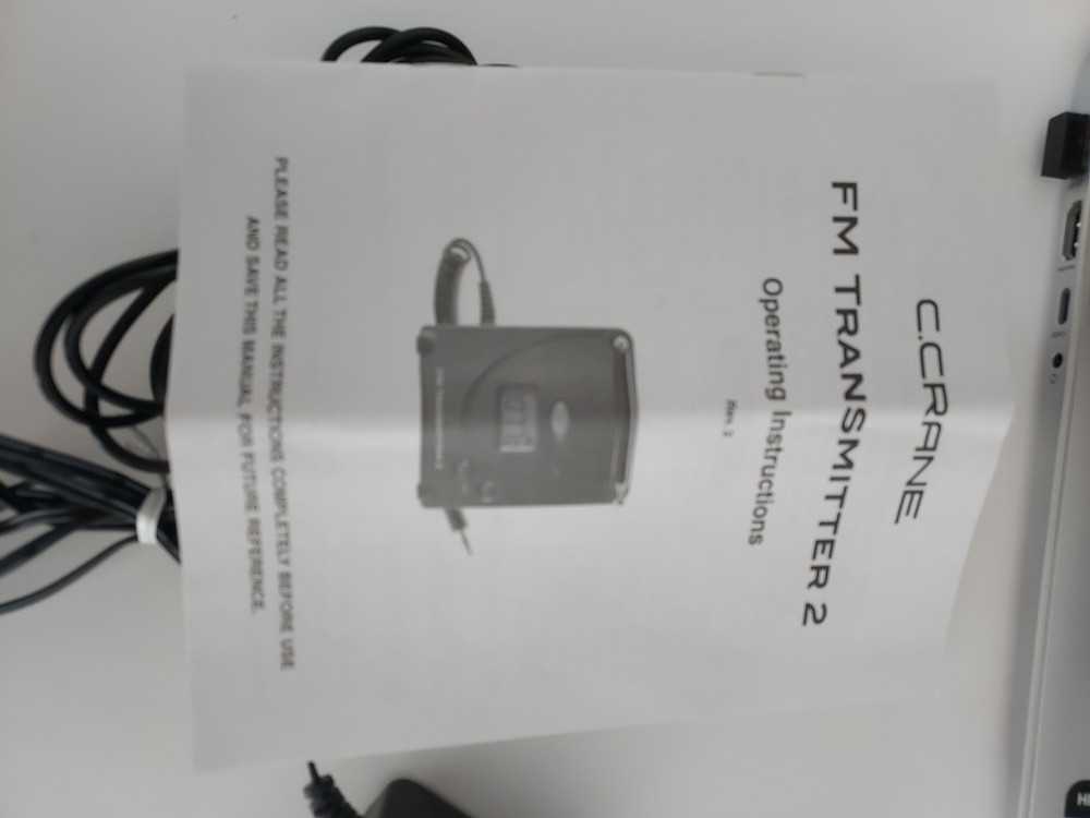 C.Crane FM Transmitter FT-007 FM Transmitter With Power Supply