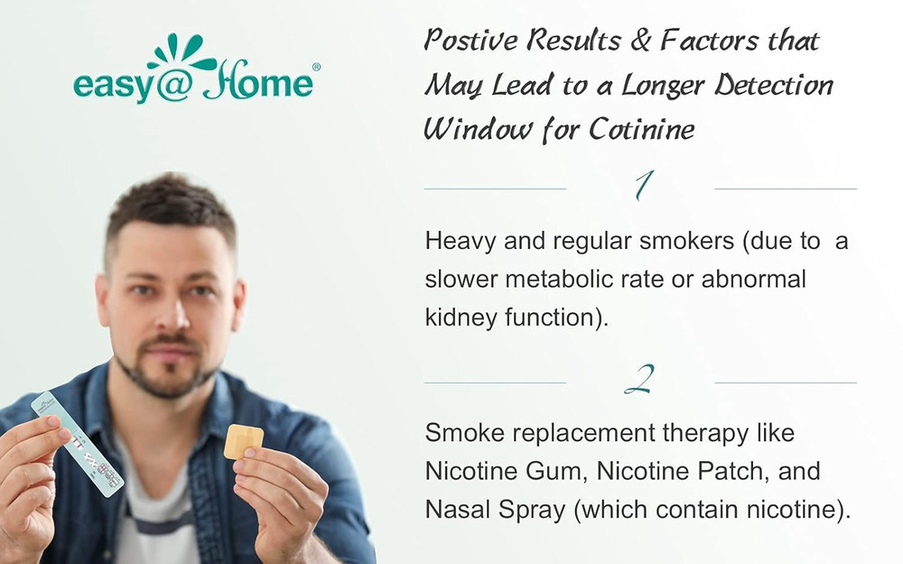 25 Pack Nicotine Urine Test Strips Kit, Sensitive Rapid Testing Detection 200 Ng