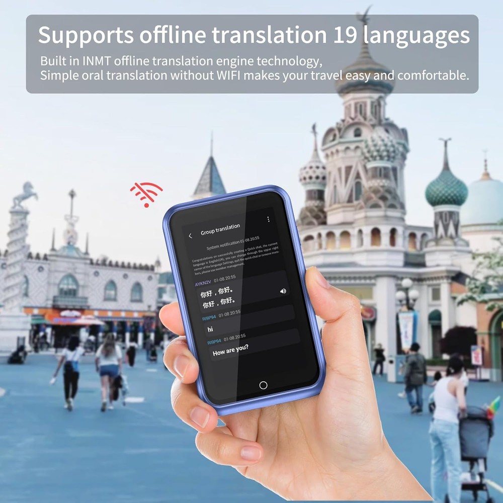 Boeleo Language Translator, 138 Languages Instant Translation Device