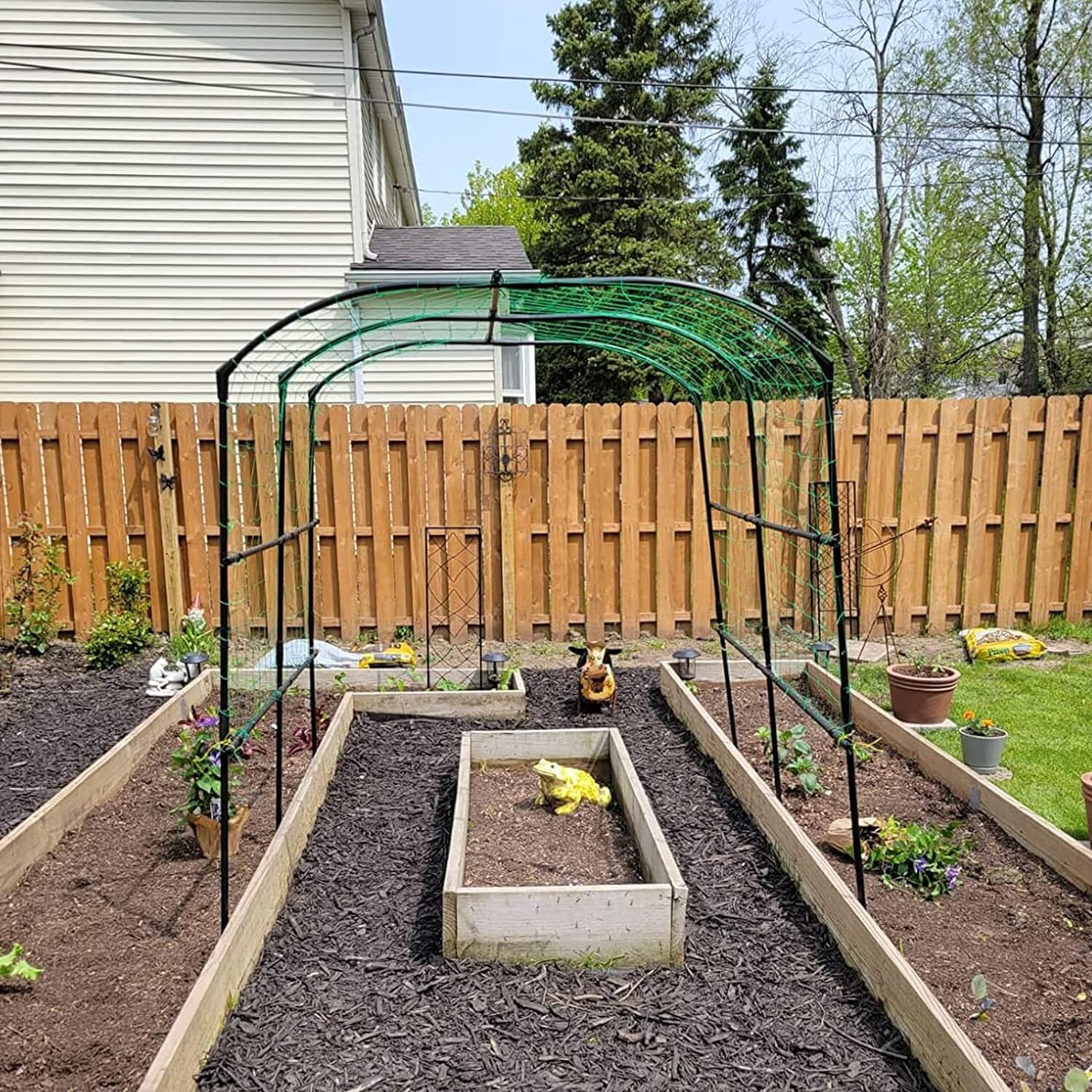 Garden Arch Trellis for Climbing Plants Plant Garden Archway Arch Tunnel Trellis