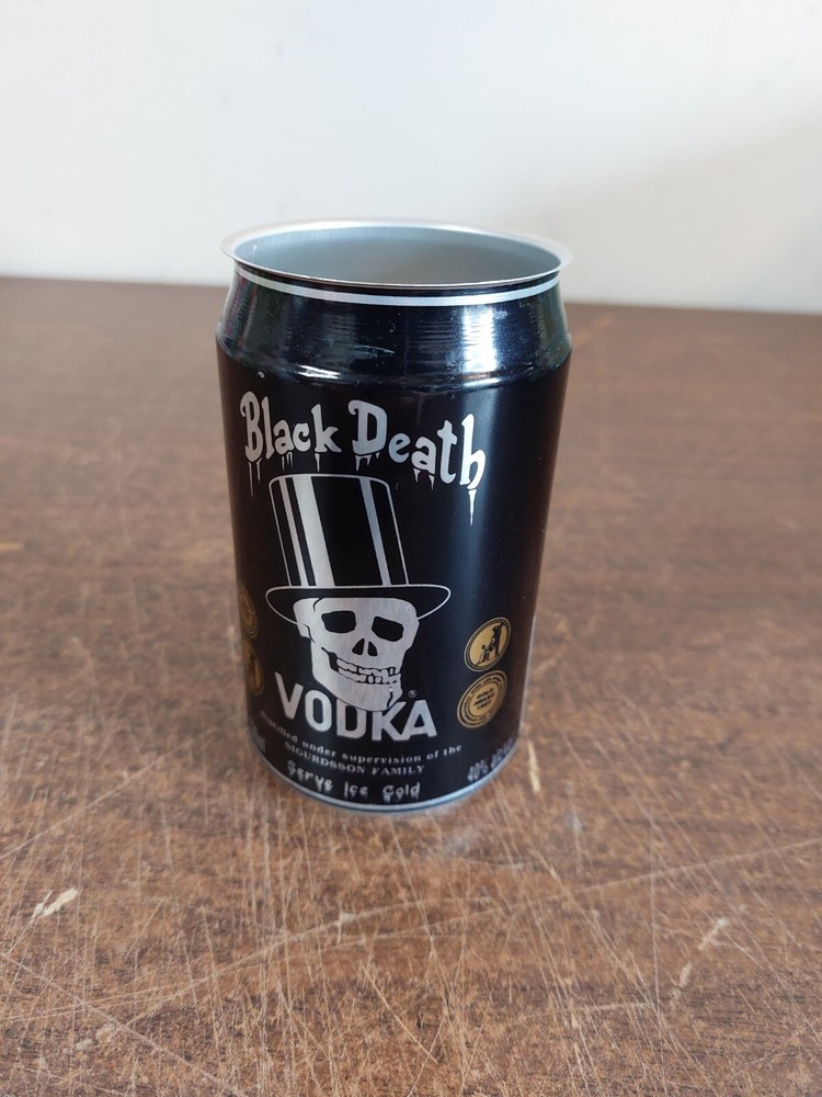 BLACK DEATH VODKA Slash AC/DC 330ml Empty Can