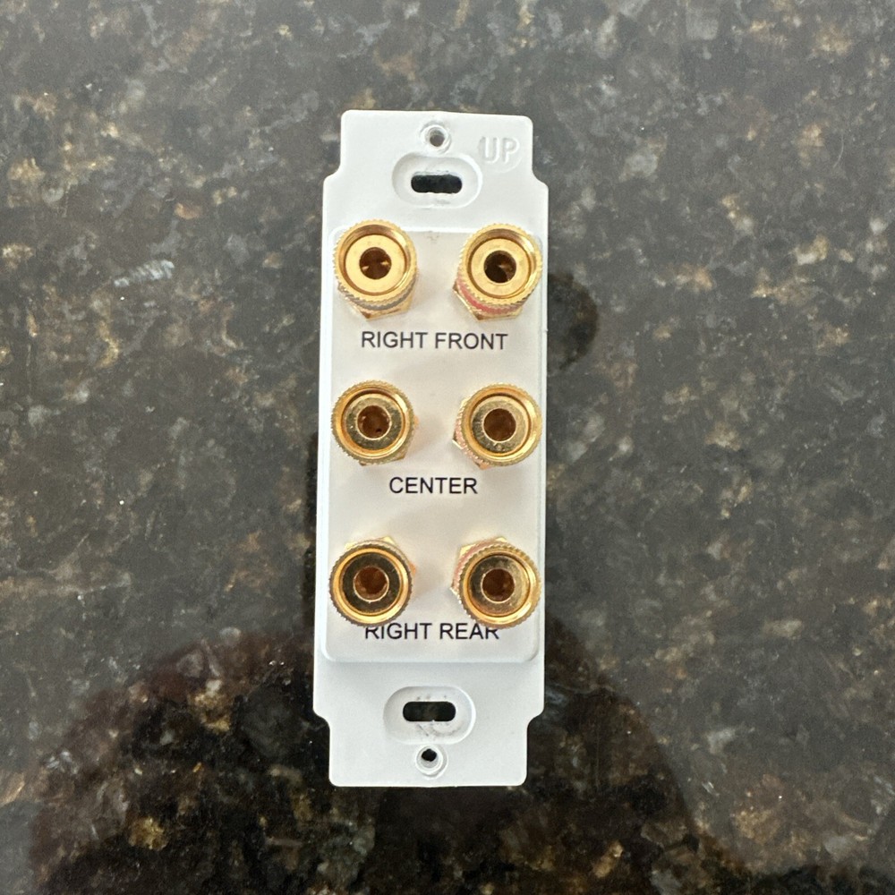 Three Speaker Wall Plate