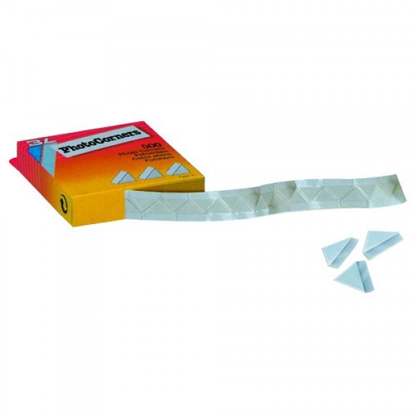 Small Corner Mounts - Archival Corners Self Adhesive