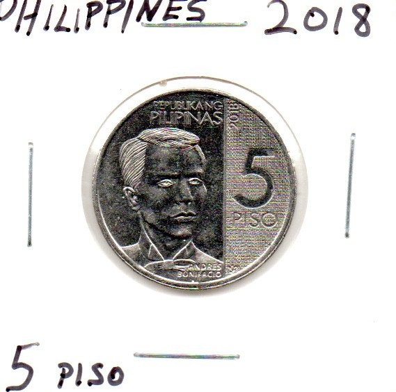 Philippines 5 Piso 2018