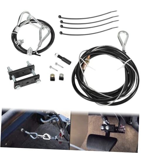 RV Brake Systems for Flat Towing, Ready Break Extra Cable Black Cables Kit