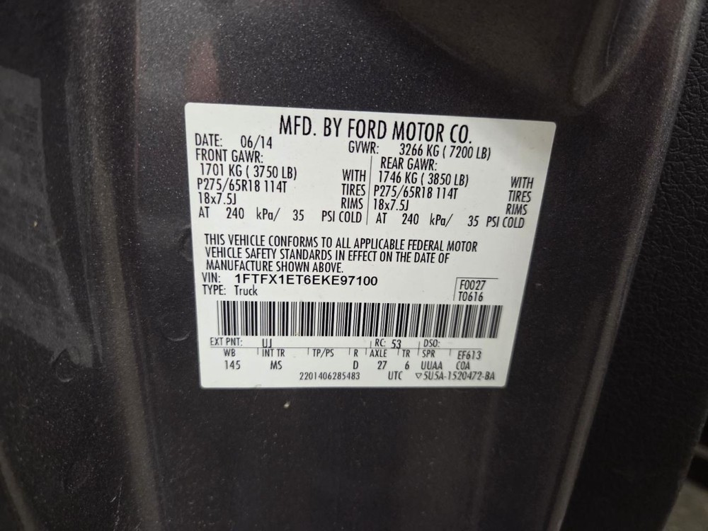F150 2014 Jack 1549899