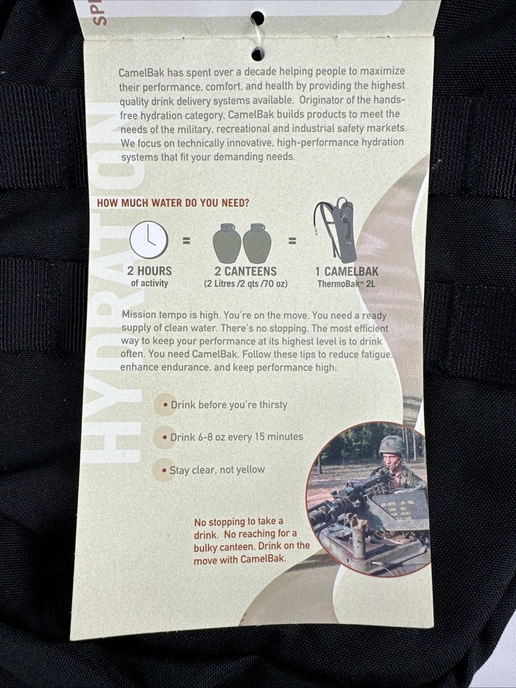 CamelBak Maximum Gear MORPH Integrates W/ Other Camelbak Systems No Bladder NWT