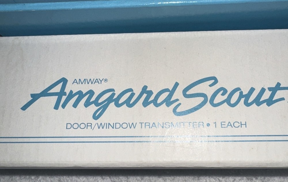 Amway Amgard E-8079 Complete Wireless Security Alarm System 6 Extra Transmitter