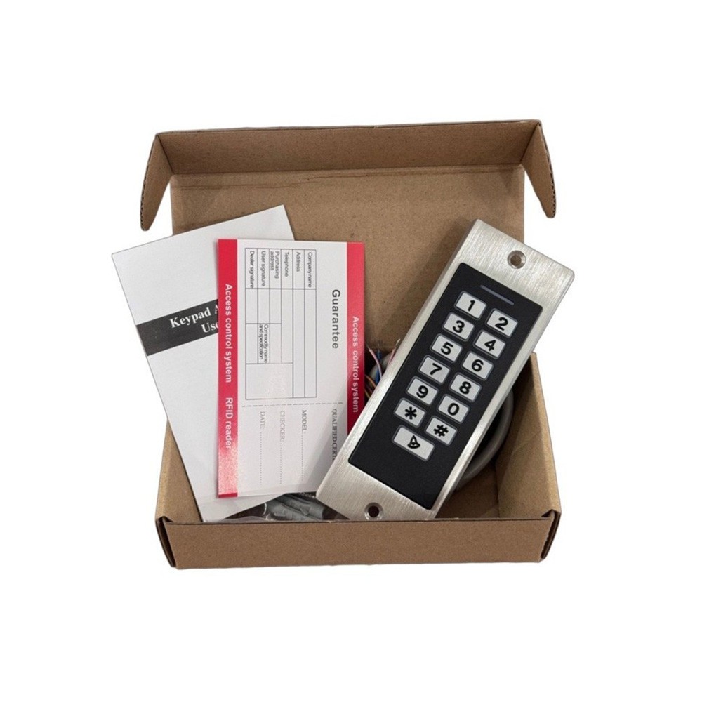 Embedded Waterproof 13.56MHz MF/IC 2k User Keypad Standalone Access Controller