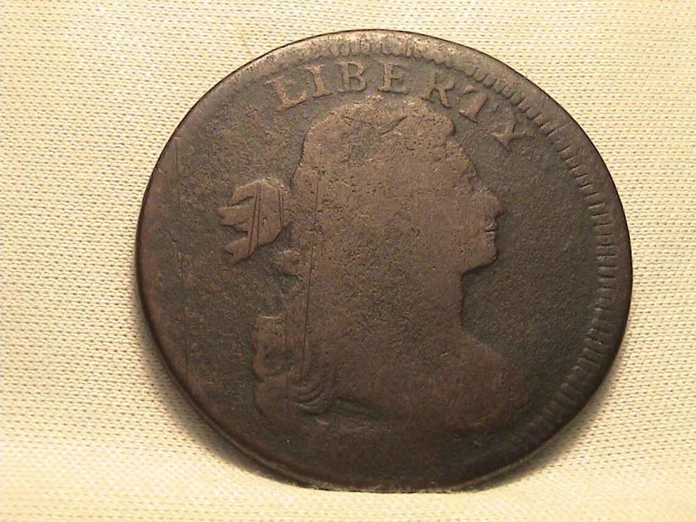 1797 Draped Bust Large Cent. S-124 R5+