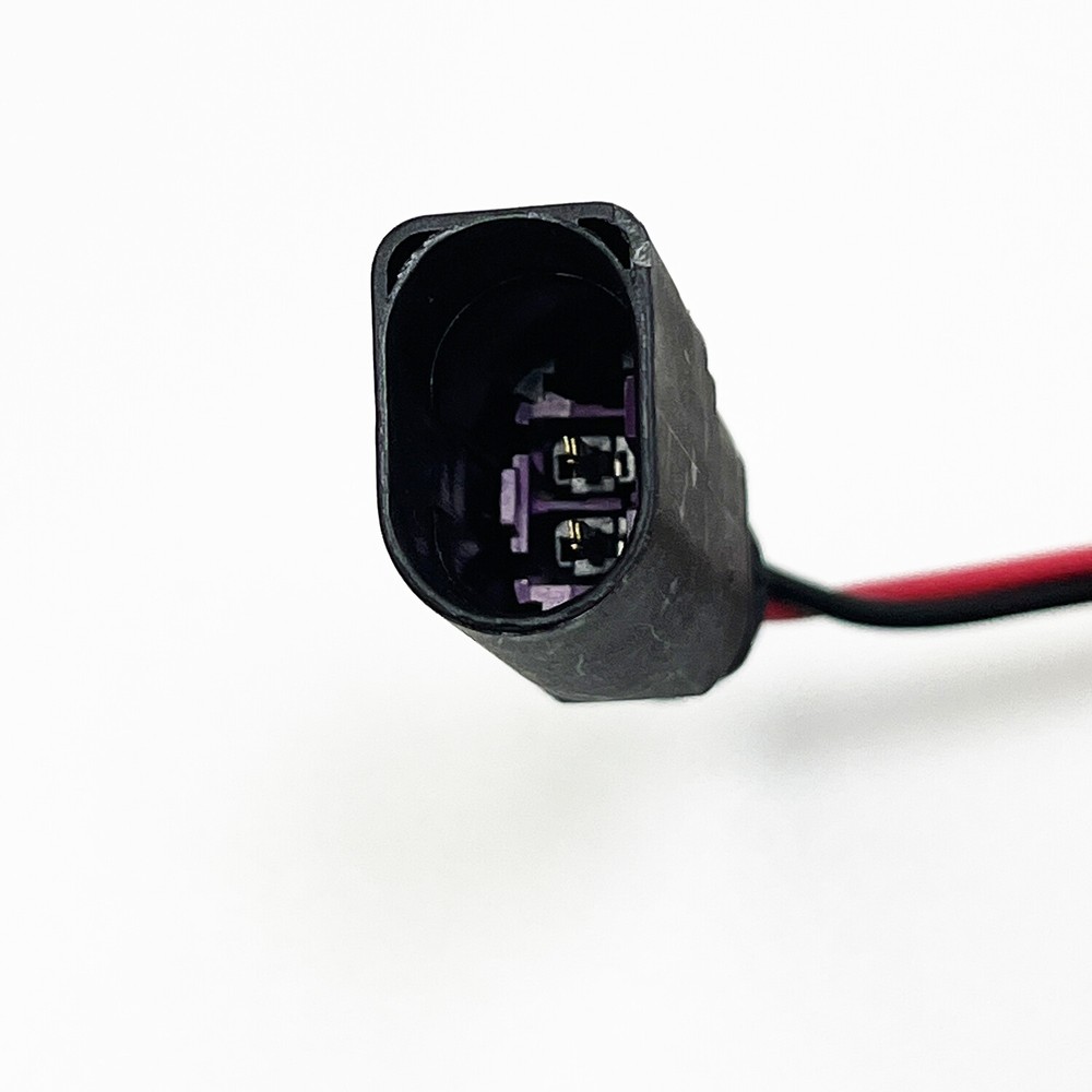 2 Pins Plug Flat Socket Connector for VW Audi 1J0973802