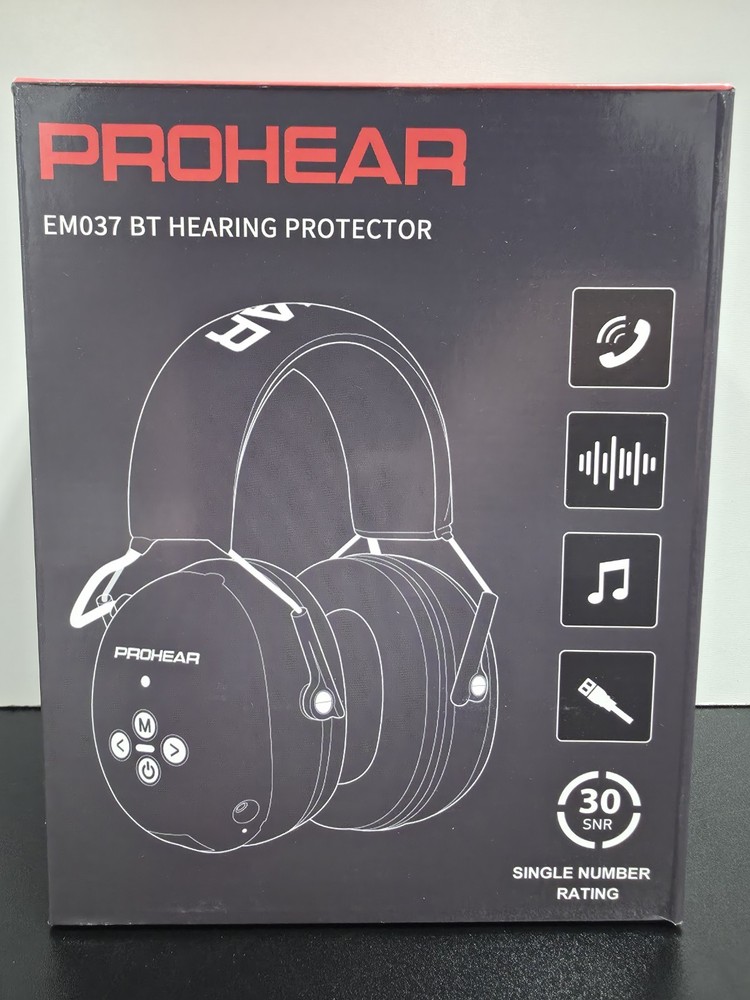 ProHear EM037 BT Hearing Protector SNRdB NEW/OPEN BOX