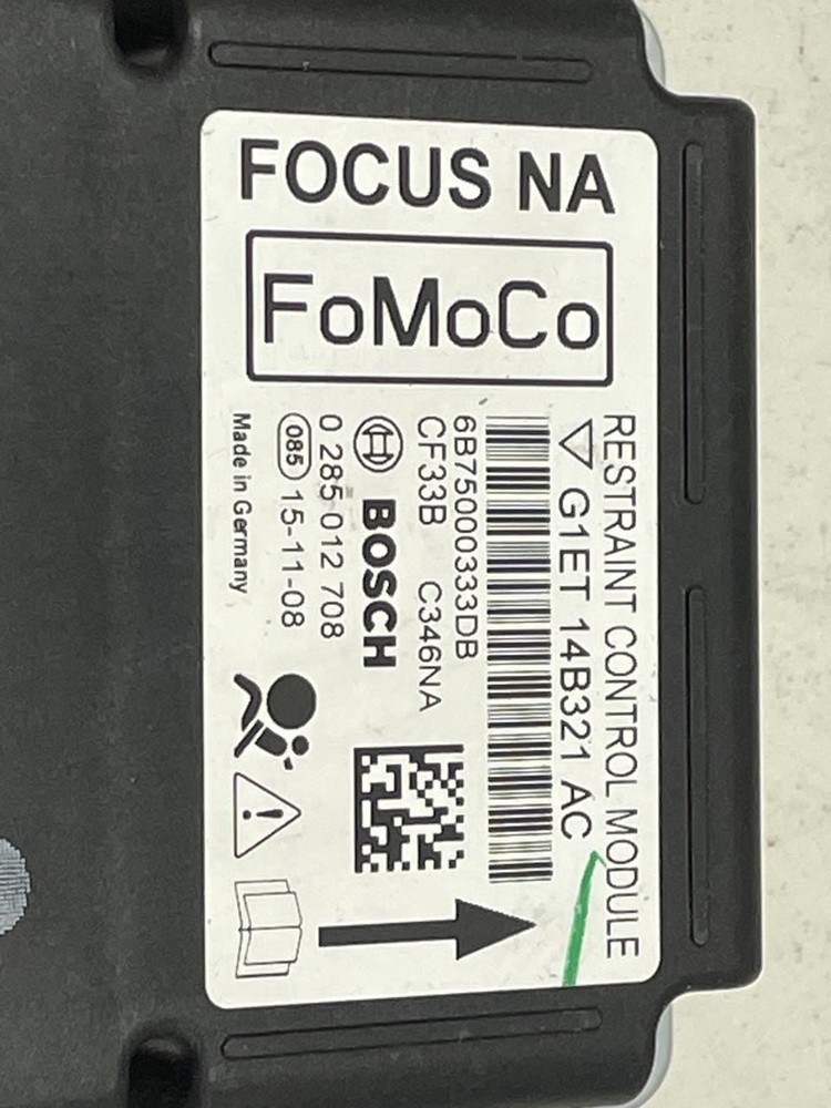 2016 2018 FORD FOCUS SE SRS RESISTANT CONTROL MODULE OEM+