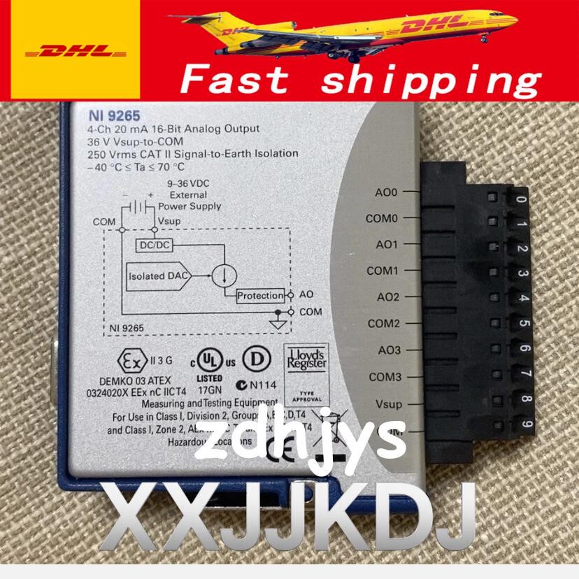 National Instruments NI 9265 cDAQ Analog Current Output Module Free Shipping