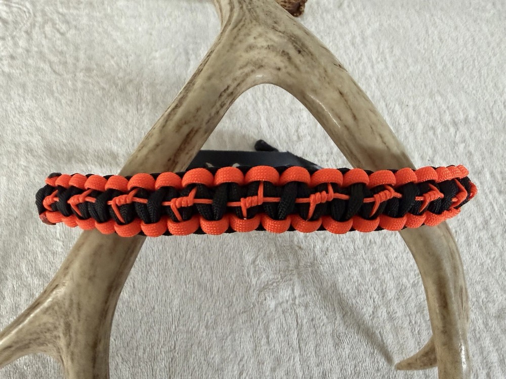 Orange And Black Bow Wrist Sling