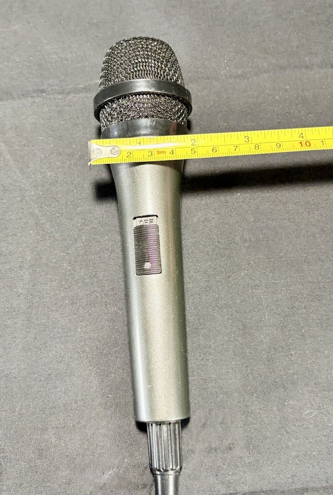 🚨 Singing Machine Wired Microphone Karaoke Unidirectional Dynamic Vocal Mic 🎤