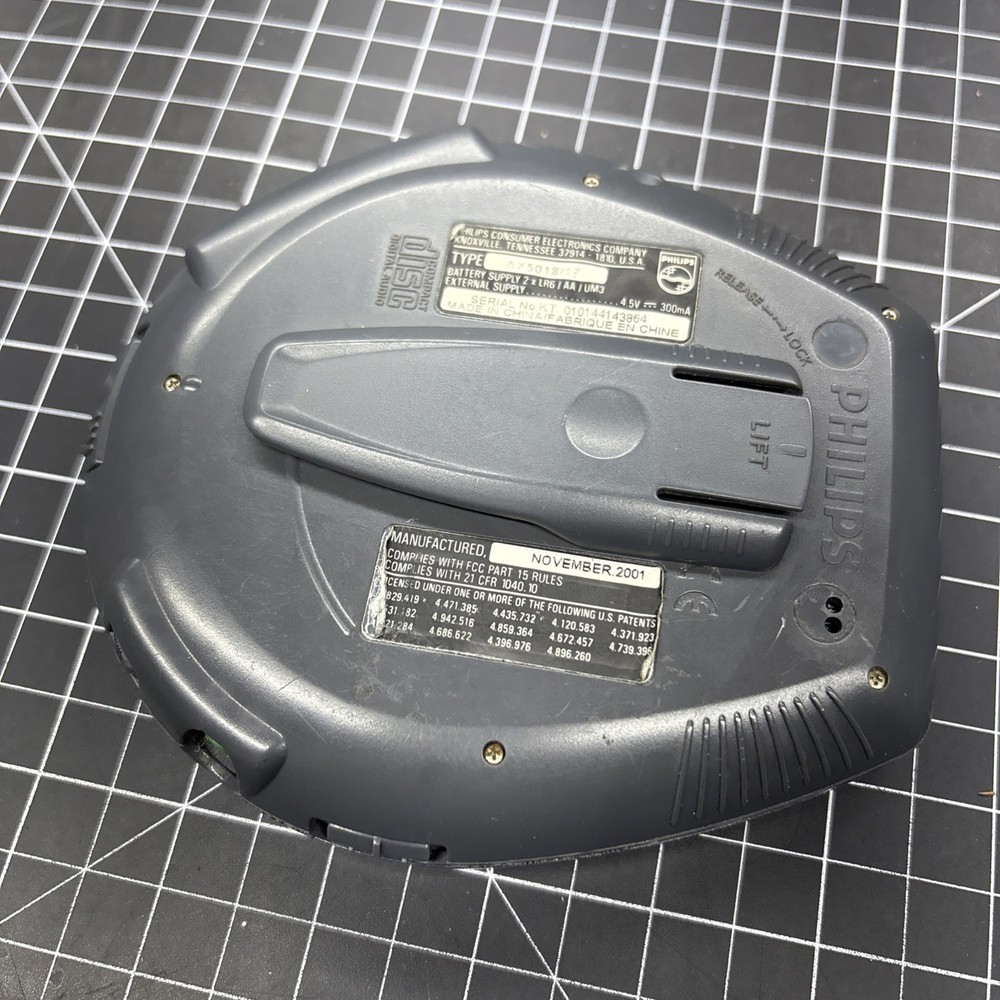 Philips Jog proof Portable CD Player 45 ESP 4 Tested Works!