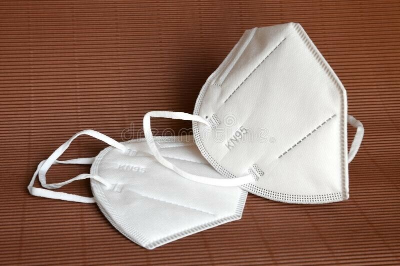 5Pack 3D Printed 5-Layer Protective Mask with Invisible Nose Band