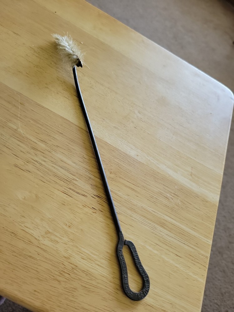 Antique Lenox Bottle Brush with Old Button Hook Type handle circa 1890's