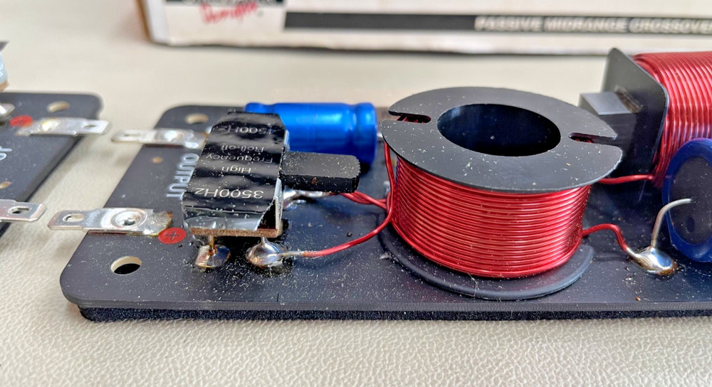 Old School Kicker MR-100 Passive Midrange Bandpass Crossover, Pair, NOS #325