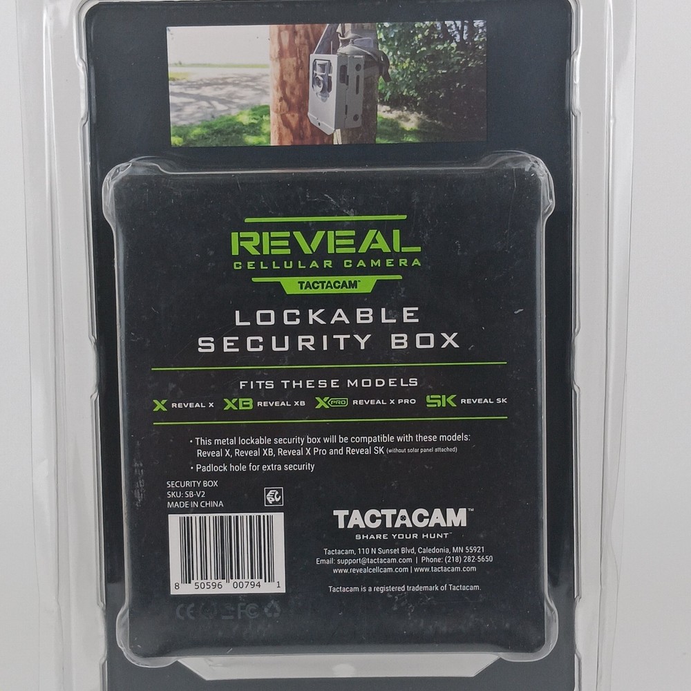 Tactacam Reveal Cellular Camera SB-V2 Lockable Security Box