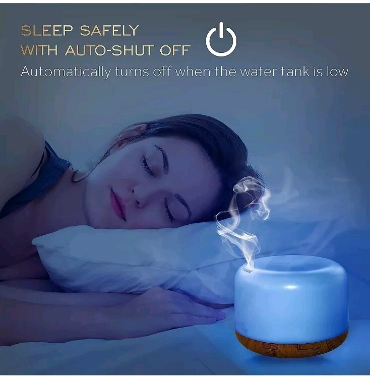 Ultrasonic Steam Air Humidifier Led Scent Aromatherapy Diffuser + Remote Control