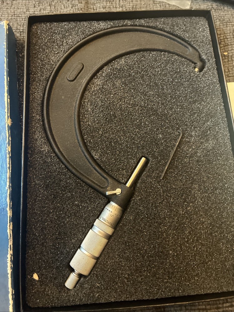 CENTRAL TOOL 4-5" micrometer in box .0001, #6091